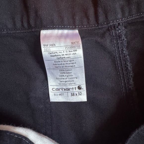 Carhartt Men's Blue Cargo Pants workwear - Picture 4 of 4